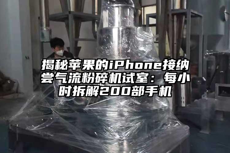 揭秘苹果的iphoness接纳尝气流草莓视频APP官网在线观看试室：每小时拆解200部手机